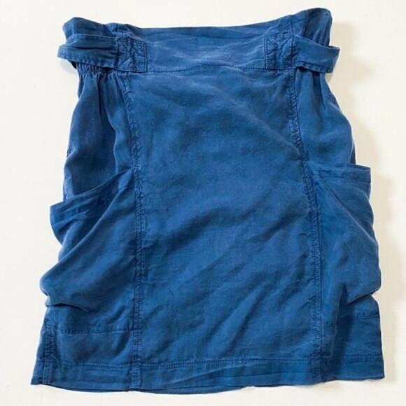New with tag Anthropologie Blue Mini Skirt - Picture 2 of 11